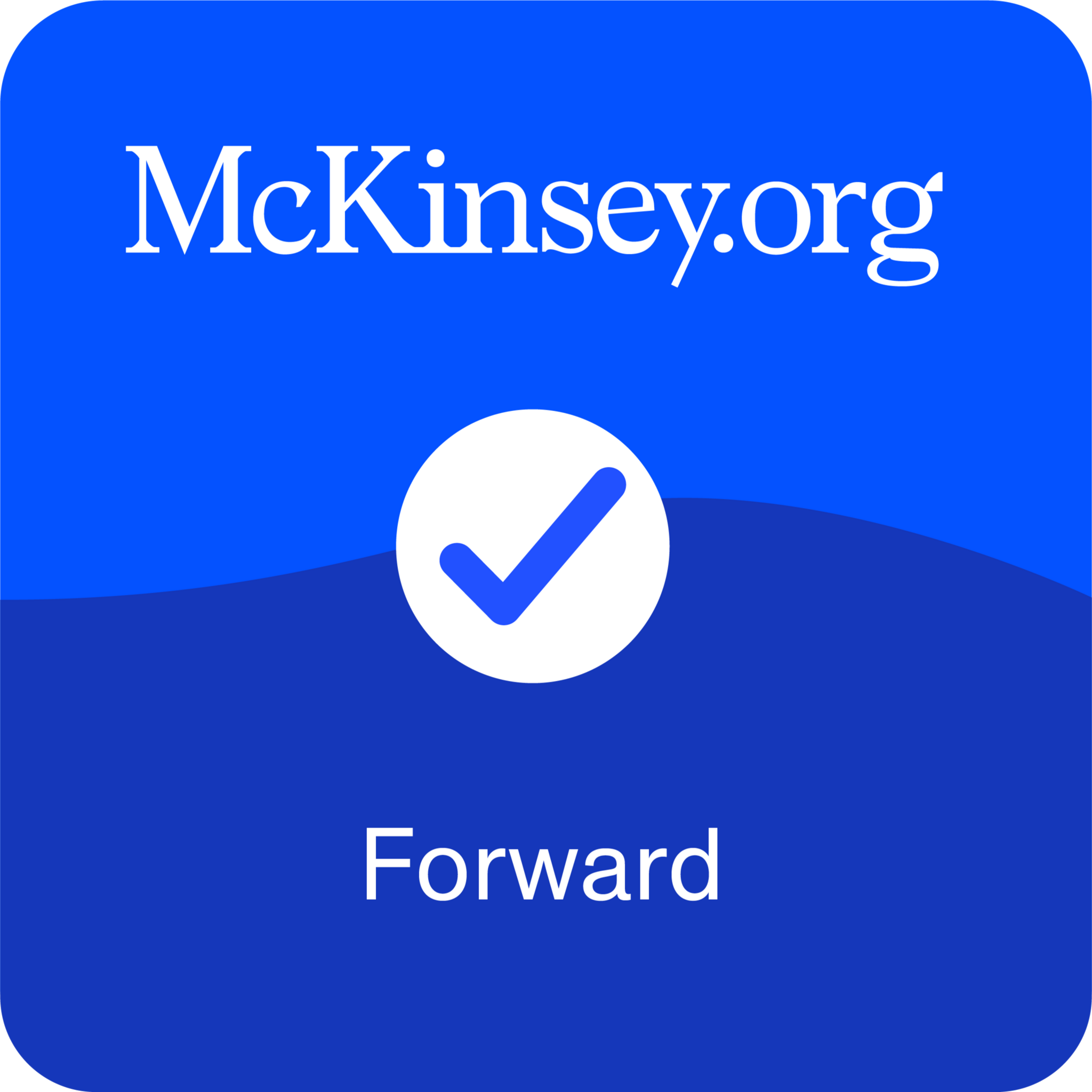 Badge McKinsey Forward Program